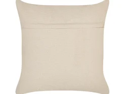 Dekokissen Geometrisches Muster Baumwolle Beige 45 X 45 Cm Ixora