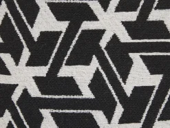 Dekokissen Geometrisches Muster Schwarz / Creme 45 X 45 Cm 2Er Set Andirin