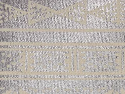 Dekokissen Geometrisches Muster Baumwolle Silber 50 X 50 Cm 2Er Set Oujda