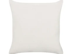 Dekokissen Geometrisches Muster Baumwolle Cremeweis / Senfgelb Mit Quasten 45 X 45 Cm 2Er Set Woodi