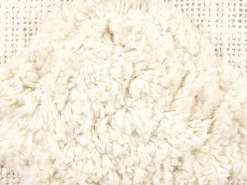 Dekokissen Geometrisches Muster Baumwolle Beige Getuftet 35 X 55 Cm Papaver