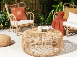 Dekokissen Geometrisches Muster Baumwolle Orange / Weis 45 X 45 Cm 2Er Set Vitis