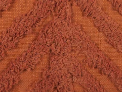 Dekokissen Geometrisches Muster Baumwolle Orange Getuftet 45 X 45 Cm 2Er Set Lewisia