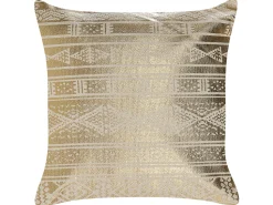 Dekokissen Geometrisches Muster Baumwolle Gold 50 X 50 Cm 2Er Set Oujda