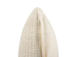Dekokissen Geometrisches Muster Baumwolle Beige 45 X 45 Cm 2Er Set Pellaea