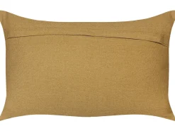 Dekokissen Geometrisches Muster Jute Grun / Beige 30 X 50 Cm 2Er Set Gopi
