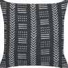 Dekokissen Geometrisches Muster Baumwolle Schwarz / Weis 45 X 45 Cm Benzoin