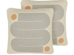 Dekokissen Geometrisches Muster Mehrfarbig 45 X 45 Cm 2Er Set Calibrachoa
