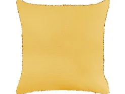 Dekokissen Geometrisches Muster Baumwolle Gelb Getuftet 45 X 45 Cm Rhoeo