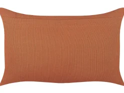 Dekokissen Geometrisches Muster Baumwolle Orange 35 X 55 Cm 2Er Set Orlaya