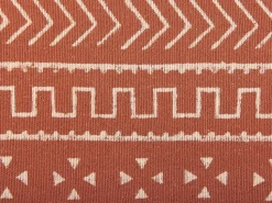 Dekokissen Geometrisches Muster Baumwolle Orange 35 X 55 Cm 2Er Set Orlaya