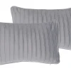 Dekokissen Gestreift Grau 30 X 50 Cm 2Er Set Komana