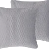 Dekokissen Grau Strukturiert 45 X 45 Cm 2Er Set Motari
