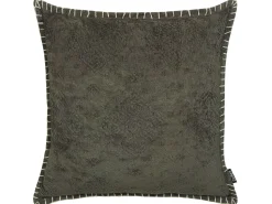 Dekokissen Grau Strukturiert 45 X 45 Cm 2Er Set Melur