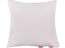 Dekokissen Kaninchenmotiv Baumwolle Weis / Rosa 45 X 45 Cm 2Er Set Phlox