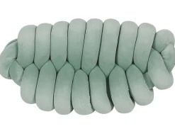 Dekokissen Knoten Zopfmuster Grun 45 X 25 Cm Panara