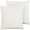 Dekokissen Leinen Cremeweis 45 X 45 Cm 2Er Set Subulata
