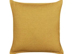 Dekokissen Leinen Gelb 45 X 45 Cm 2Er Set Sagina