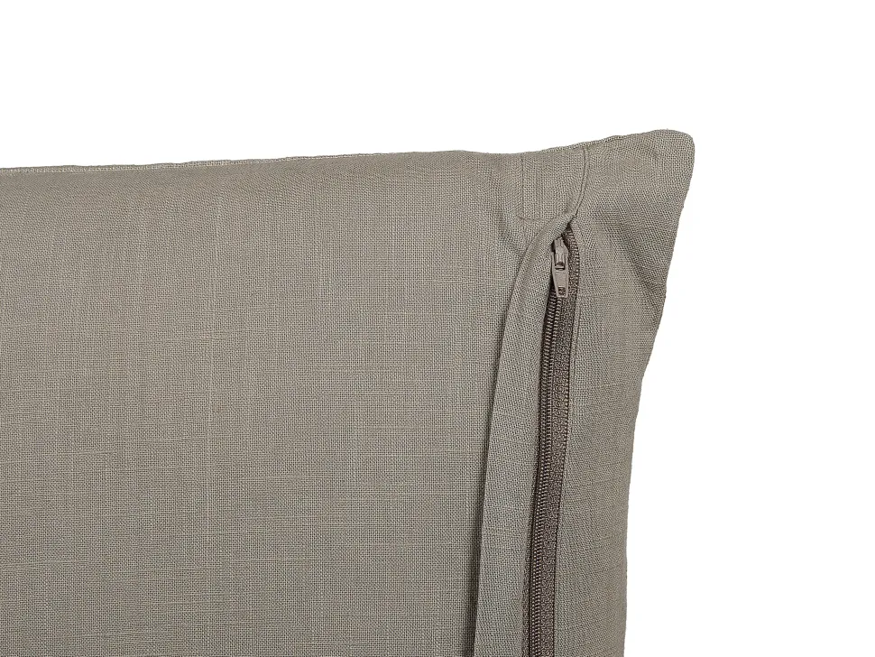Dekokissen Leinen Taupe 45 X 45 Cm 2Er Set Sagina