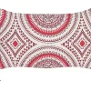 Dekokissen Orientalisches Muster Baumwolle Rot/Weis 30 X 50 Cm Anthemis
