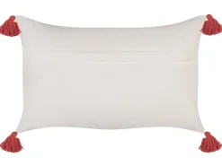 Dekokissen Orientalisches Muster Baumwolle Rot/Weis 30 X 50 Cm Anthemis