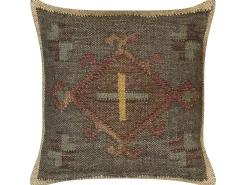 Dekokissen Orientalisches Muster Jute Mehrfarbig 45 X 45 Cm Katora