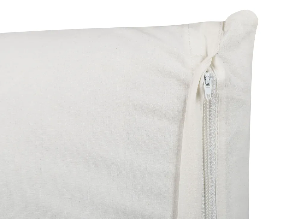 Dekokissen Orientalisches Muster Baumwolle Hellgrun / Weis 45 X 45 Cm 2Er Set Larics