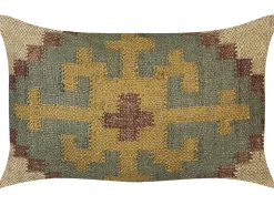 Dekokissen Orientalisches Muster Jute Mehrfarbig 30 X 50 Cm 2Er Set Saron