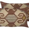 Dekokissen Orientalisches Muster Jute Mehrfarbig 30 X 50 Cm 2Er Set Urpad