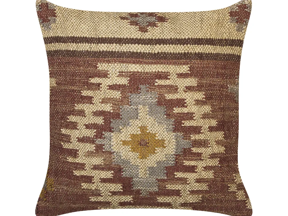 Dekokissen Orientalisches Muster Jute Mehrfarbig 45 X 45 Cm Beel
