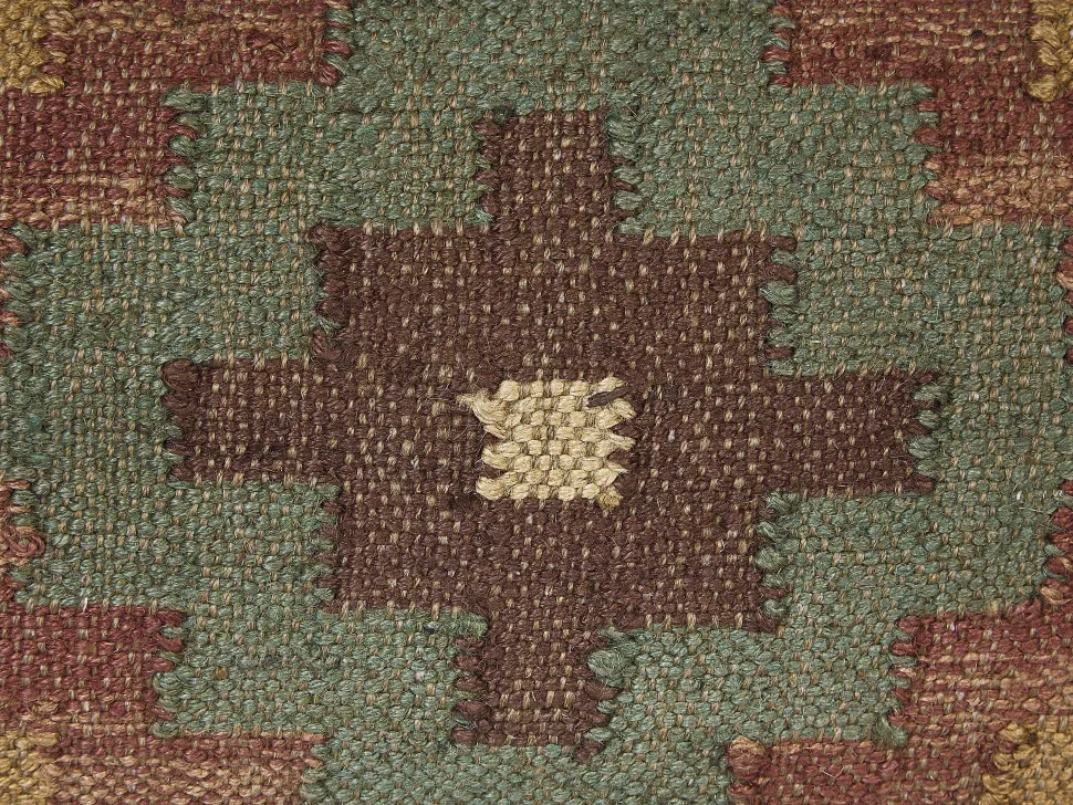 Dekokissen Orientalisches Muster Jute Mehrfarbig 45 X 45 Cm 2Er Set Maguri