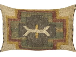 Dekokissen Orientalisches Muster Jute Mehrfarbig 30 X 50 Cm 2Er Set Pulicat