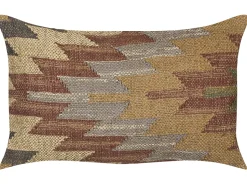 Dekokissen Orientalisches Muster Jute Mehrfarbig 30 X 50 Cm 2Er Set Deepor