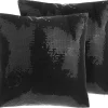 Dekokissen Pailletten Schwarz 45 X 45 Cm 2Er Set Aster