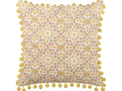 Dekokissen Pflanzenmuster Baumwolle Gelb 45 X 45 Cm 2Er Set Lycrois