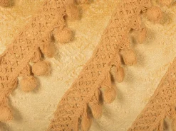Dekokissen Pompons Gelb 30 X 50 Cm Ayroor