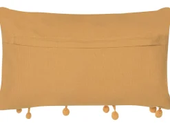Dekokissen Pompons Gelb 30 X 50 Cm Ayroor