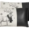 Dekokissen Rentier-Motiv Weis / Schwarz 30 X 50 Cm 2Er Set Sven