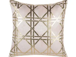 Dekokissen Rosa / Gold 45 X 45 Cm 2Er Set Cassia