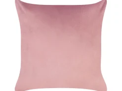 Dekokissen Samt Rosa Mit Palmenmotiv 45 X 45 Cm 2Er Set Caranday