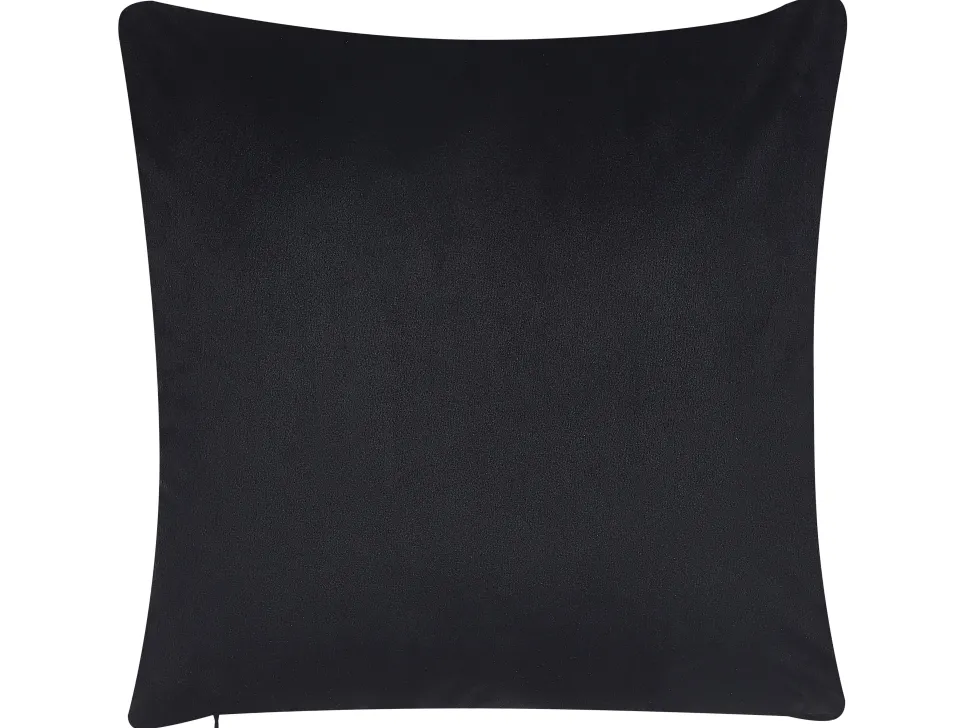 Dekokissen Samtstoff Blattermotiv Bunt 45 X 45 Cm 2Er Set Lagurus
