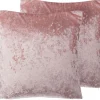 Dekokissen Samtstoff Rosa 45 X 45 Cm 2Er Set Hosta