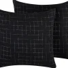 Dekokissen Schwarz 45 X 45 Cm 2Er Set Bellflower