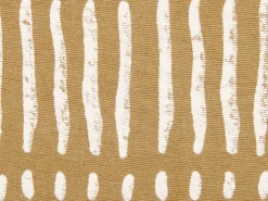 Dekokissen Streifenmuster Baumwolle Sandbeige / Weis 45 X 45 Cm Salix