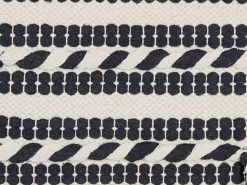 Dekokissen Streifenmuster Baumwolle Weis/Schwarz 45 X 45 Cm Endive