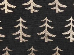 Dekokissen Tannenbaum-Motiv Baumwolle Schwarz 45 X 45 Cm 2Er Set Leroy