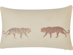 Dekokissen Tiermotiv Beige 30 X 50 Cm 2Er Set Nierembergia