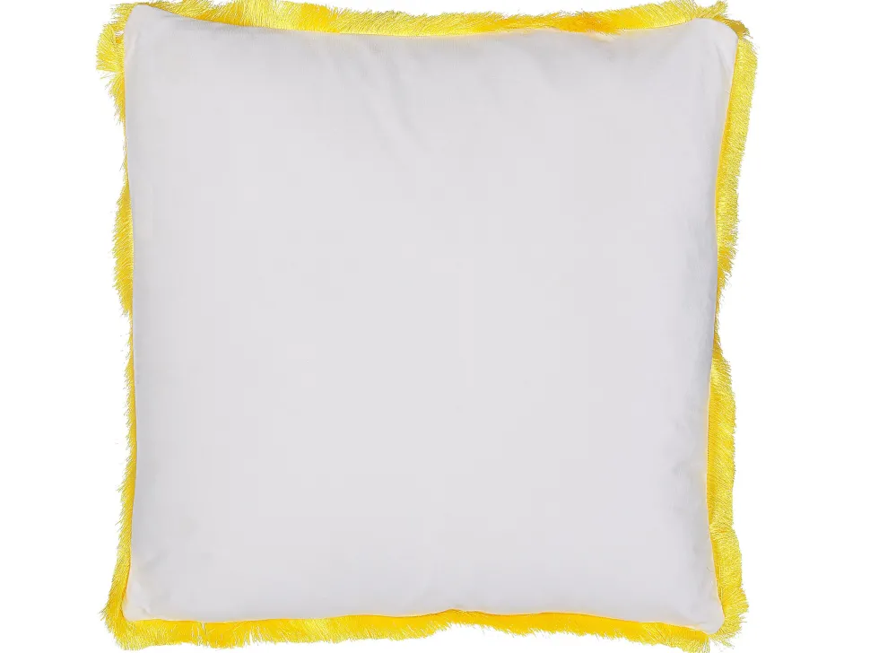 Dekokissen Tiermotiv Gelb / Weis 45 X 45 Cm 2Er Set Manju
