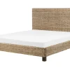 Doppelbett Rattan Naturlich Lattenrost 180 X 200 Cm Salbris