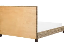 Doppelbett Rattan Naturlich Lattenrost 180 X 200 Cm Salbris